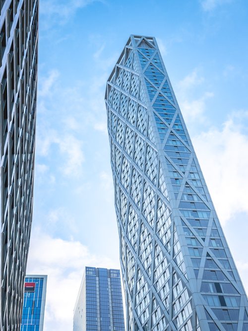 Canary Wharf towers, London, England